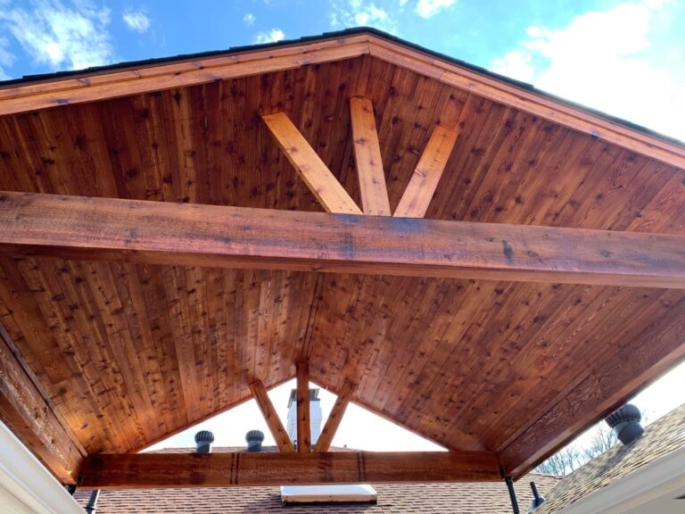 image of an attached patio cover built near Dallas, TX